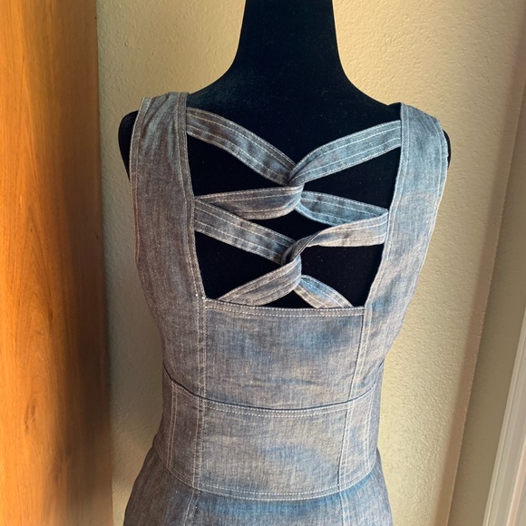Etcetera Denim Dress - Picture 3 of 8